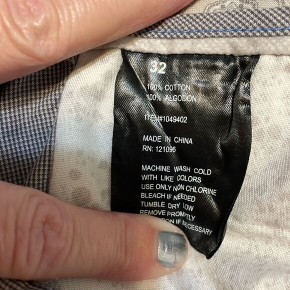 English Laundry Men’s Shorts, Flat Front, grey tweed, 32 - Picture 6 of 6